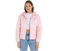 Tommy Jeans TJW QUILTED TAPE HOOD PUFFER EXT Chaquetas Acolchadas Mujer, Rosa (Ballet Pink), M
