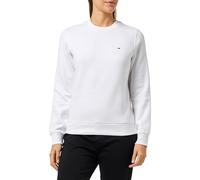 Tommy Jeans Tjw Reg S Flag Crew Dw0Dw19959 Sudadera sin Botones, White (White), XS para Mujer