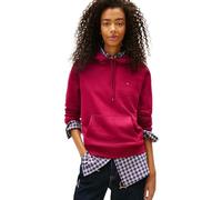 Tommy Jeans Tjw Reg S Flag Hoodie Dw0DW19958 Sudadera con Capucha, Violeta (Cereza suntuosa), S Mujer, Morado (Cereza Sontuosa), S