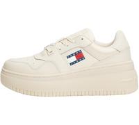 Tommy Jeans Tjw Retro Basket ESS En0En02505, Zapatillas Deportivas Mujer, Beige (Newsprint), 41 EU