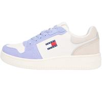 Tommy Jeans Tjw Retro Basket Sneaker En0En02917, Parte Superior Baja Mujer, Beige (Gulf Sand/Periwinkle Dust), 39 EU
