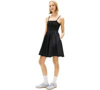 Tommy Jeans Tjw Rib Poplin Mix Strappy Dress Dw0dw22352 Vestido Acampanado Mujer (Pack de 1)