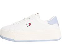 Tommy Jeans Tjw Script Cupsole Flatform EN0EN02961 Low Top para Mujer, Color Azul (Crudo/cielos elevados), 4 UK