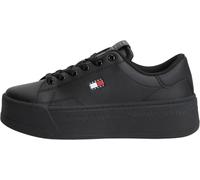 Tommy Jeans Tjw Script Cupsole Flatform EN0EN02961 Low Top para Mujer, Color Negro (Negro), 4 UK