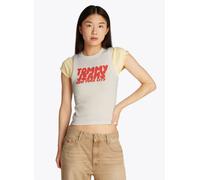 Tommy Jeans Tjw Slim Sh Tj Bubbl DW0DW21339 XS Blanco