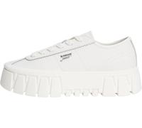 Tommy Jeans Tjw - Tenis de Plataforma de Piel para Mujer, LC EN0EN03165, Parte Superior Baja, Color Blanco (Crudo), Talla 7.5