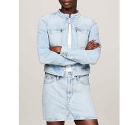Tommy Jeans Tommy Jeans - Cazadora vaquera de mujer tipo biker. Azul claro Talla 38