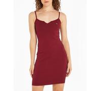 Tommy Jeans Tommy Jeans - Vestido corto de tirantes y fit ajustado. Granate Talla 40