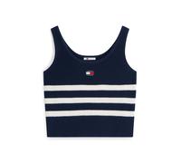 Tommy Jeans Top de punto 'Tommy Badge Stripe Tank' navy / blanco XL EUR