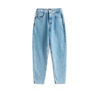 Tommy Jeans MOM Jean UHR TPR AI4116 DW0DW21392 para Mujer, Mezclilla (Denim Light), Talla 27W / 34L, Mezclilla (Denim Light), 27W / 34L
