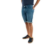Tommy Jeans Vaqueros Cortos Hombre Shorts Ronnie Wide Leg, Azul (Denim Dark), 28W