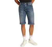 Tommy Jeans Vaqueros Cortos Hombre Shorts Ronnie Wide Leg, Azul (Denim Dark), 30W