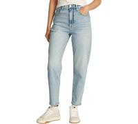 Tommy Jeans Vaqueros Mujer Mom Jean Tapered Cintura Alta, Azul (Denim Ultra Light), 26W/32L