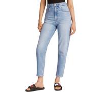 Tommy Jeans Vaqueros Mujer Mom Jeans Cintura Alta, Azul (Denim Light), 28W/27L
