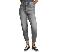 Tommy Jeans Vaqueros Mujer Mom Jeans Cintura Alta, Gris (Denim Grey), 30W/26L