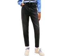 Tommy Jeans Vaqueros Mujer Mom Tapered Fit, Negro (Denim Black), 30W/30L