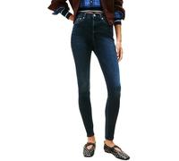 Tommy Jeans Vaqueros Mujer Sylvia Skinny Fit, Azul (Denim Blue Black), 34W/28L