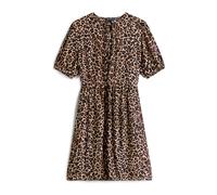 Tommy Jeans Vestido beige / umbra / negro 36 beige / umbra / negro