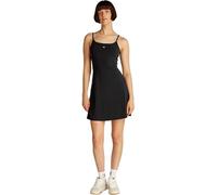 Tommy Jeans Vestido Mujer Essential Strap Flare con Tirantes Estrechos, Negro (Black), S