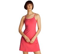 Tommy Jeans Vestido Mujer Essential Strap Flare con Tirantes Estrechos, Rojo (Amour), L
