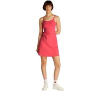 Tommy Jeans Vestido Mujer Essential Strap Flare con Tirantes Estrechos, Rojo (Amour), XS