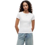 Tommy Jeans Women’s Short Sleeve Essential Rib Slim Fit T-Shirt