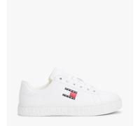 Tommy Hilfiger Flatform Sneaker Mujer Logo Low Top, Blanco (White), 40