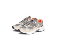 Tommy Jeans Zapatillas deportivas bajas 'ARCHIVE' beige / gris oscuro / naranja neón 40 beige / gris oscuro / naranja neón