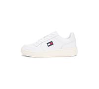 Tommy Jeans Zapatillas deportivas bajas 'BASKET' navy / rojo vivo / blanco 39 navy / rojo vivo / blanco