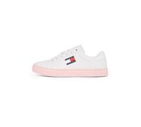 Tommy Hilfiger Flatform Sneaker Mujer Logo Low Top, Blanco (Ecru), 39