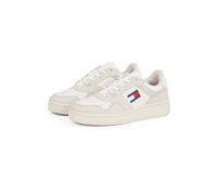 Tommy Jeans Zapatillas deportivas bajas 'Essential Retro' kitt / arena / marino / rojo 42 kitt / arena / marino / rojo