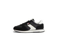 Tommy Jeans Hombres TJM Eva Runner Mix Material EM0EM01737 Low Top, Negro, 9