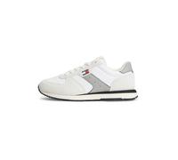 Tommy Jeans TJM Eva Runner Mix Material Em0em01737, Parte Superior Baja Hombre, White (Ecru), 45 EU