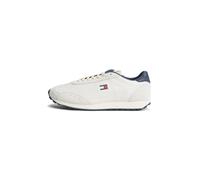 Tommy Jeans Zapatillas deportivas bajas 'Retro Archive Runner With' beige claro / navy / rojo 44 EUR