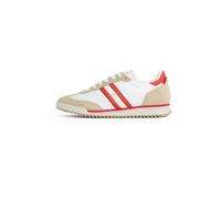 Tommy Jeans Zapatillas deportivas bajas 'Retro' beige oscuro / rojo / blanco 41 beige oscuro / rojo / blanco