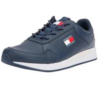 Tommy Jeans Zapatillas para Hombre Runner Sneaker, Azul (Twilight Navy), 42