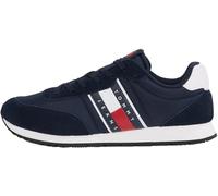 Tommy Jeans Zapatillas para Hombre Runner Sneaker Zapatillas de Deporte, Azul (Dark Night Navy), 41