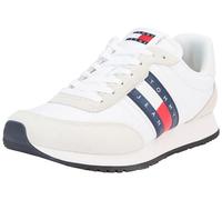 Tommy Jeans Zapatillas para Hombre Runner Sneaker Zapatillas de Deporte, Blanco (White), 46
