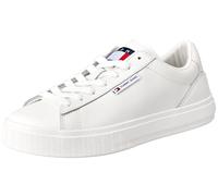 Tommy Jeans Zapatillas para Mujer Sneaker con Suela Cupsole, Blanco (Ecru), 40