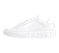 Tommy Jeans Zapatillas para Mujer Sneaker con Suela Cupsole, Blanco (White), 37