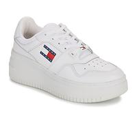 Tommy Jeans Flatform Sneaker Mujer Retro Basket Flatform Essential Calzado, Blanco (White), 41