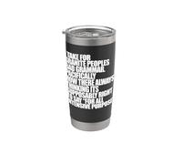 TOMO POR GRANITO BAD GRAMMAR Pacificamente Divertido Meme Vaso térmico de acero inoxidable de doble pared