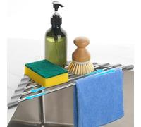 Tomorotec Escurridor de platos triangular ajustable (gris)