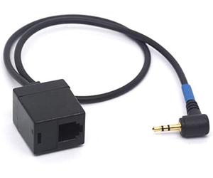 Tomost Cable RJ9/RJ22 hembra a macho de 2,5 mm, adaptador de teléfono 4P4C RJ9 a 90 grados ángulo 2.5 para teléfonos Avaya Plantronics, ATT, Cisco, Panasonic, inalámbricos y VoIP