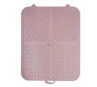 Tomotato Alfombrilla Lenta para Mascotas de Silicona, Resistente al Calor sin Olor para Perros y Gatos, Promueve Alimentación Saludable, Reducción de Ansiedad, Portátil y Fácil de (Gris rosado pálido)