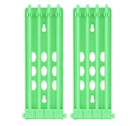 Tomotato Anillo para Pata de Palomas, Soporte Anillos Aves, Marco Plastico para Patas de Loros Gallinas Patos Aguilas, Rotatorio con Cierre, Tamaño 6mm, para Anillos Aves de Corral Mascotas (Verde)