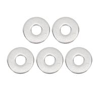 Tomotato Arandela de Hélice para Motor Fuera de Bordas, Juego de 5 Piezas, Repuesto para Motor Marino 2T 6 15HP 4T F6 902 0110M 01 90201 10M01, Material Metálico