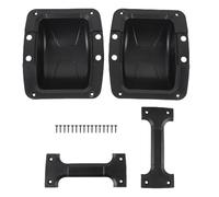 Tomotato Asas para Altavoces de Reemplazo, agarre cómodo con ABS resistente 7,7x6,7 pulgadas, fácil instalación para gabinetes de altavoces grandes, escenarios portátiles, herramie