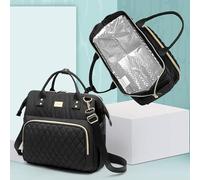 Tomotato Bolsa de Almuerzo Aislada 17L con 4 Paquetes de Hielo, Capacidad Grande con Correa Ajustable, Compartimentos Multiples, Tela Oxford Impermeable, Diseño Antiderrames para C (Gris)