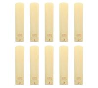 Tomotato Cañas de Saxofón Alto, 10 Unidades Profesionales Cañas de Saxo para Saxofón Alto, Cañas Tradicionales para Jazz y Clásica, con Elasticidad y Sonido Estable (Strength 2.0)
